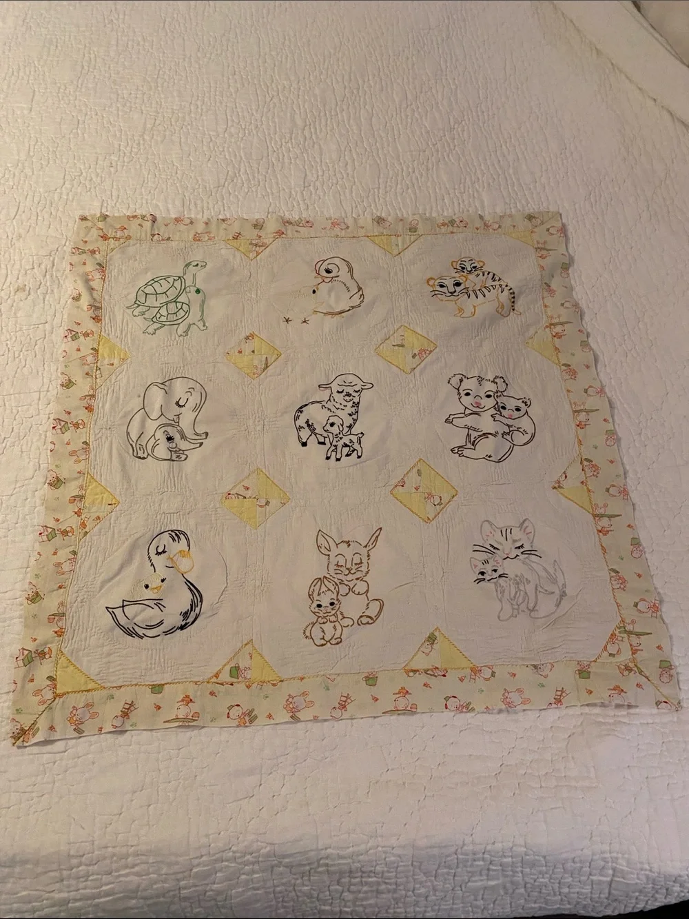 Vintage Baby Child Quilt